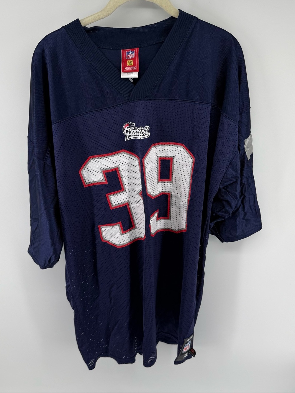 New England Patriots Laurence Maroney #39 Jersey XL Navy Blue